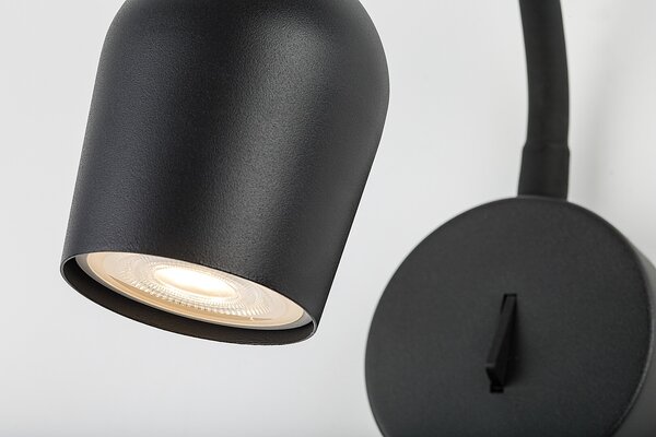Rabalux Lianet lampă de perete 1x15 W negru 73113