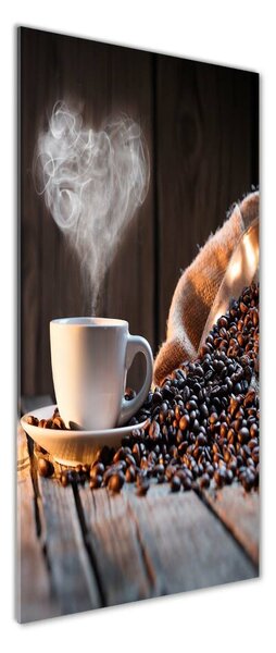 Tablou sticlă ceașcă de cafea