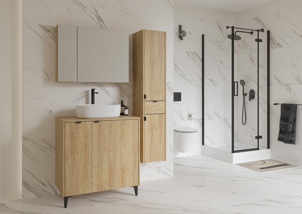 Cersanit City lavoar 47x32 cm ovale de blat alb luciu K35-112