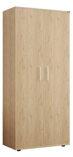 Dulap Haine Adore Trendline cu 2 usi si umeras, Alb - Stejar, 80x187x47 cm