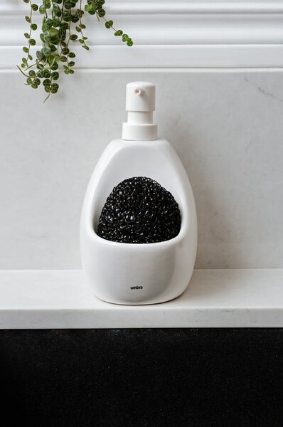 Dozator de săpun lichid alb din ceramică 590 ml Joey – Umbra