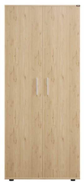 Dulap Haine Adore Trendline cu 2 usi si umeras, Alb - Stejar, 80x187x47 cm