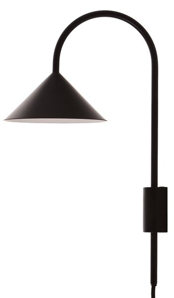 Lampă de perete FRANDSEN, Grasp, Negru, Zona coridorului, Metal, Design