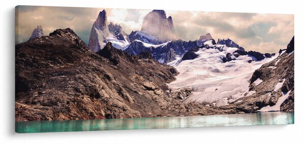 Tablou cu lac montan (120x50 cm)