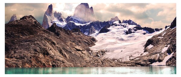 Tablou cu lac montan (120x50 cm)