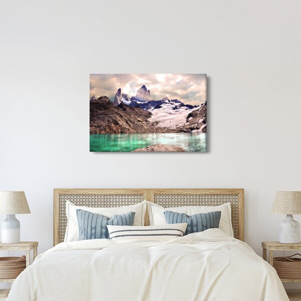 Tablou cu lac montan (90x60 cm)