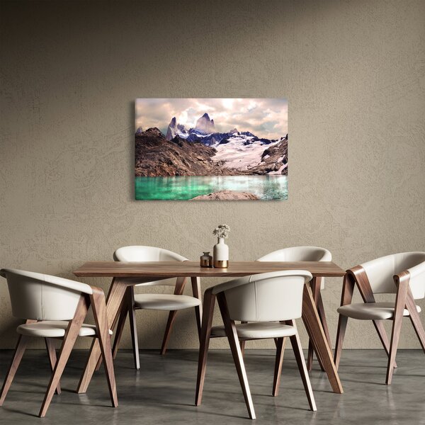 Tablou cu lac montan (90x60 cm)
