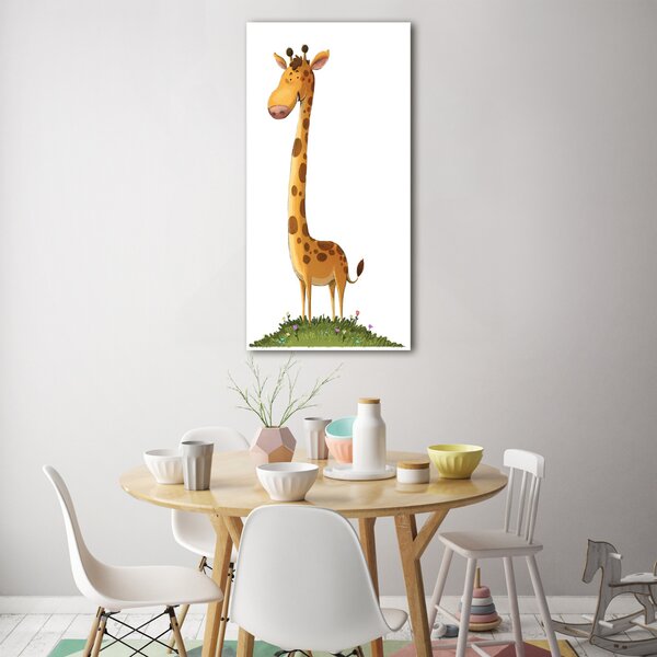 Tablou sticlă Girafă
