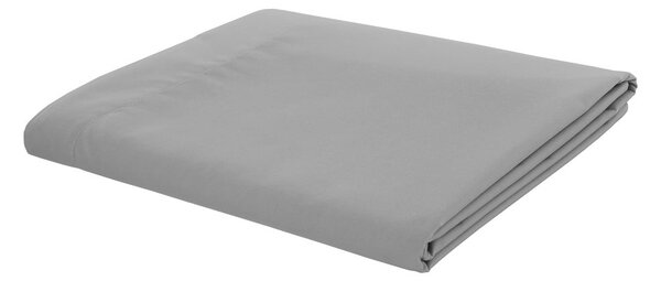 Cearceaf gri din bumbac percale 230x260 cm Easy Iron Percale – Catherine Lansfield