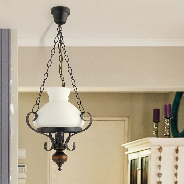 Rabalux Petronel lampă suspendată 1x60 W negru 7076