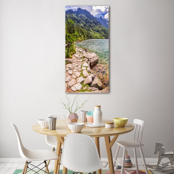 Tablou Printat Pe Sticlă Marine ochi Tatry