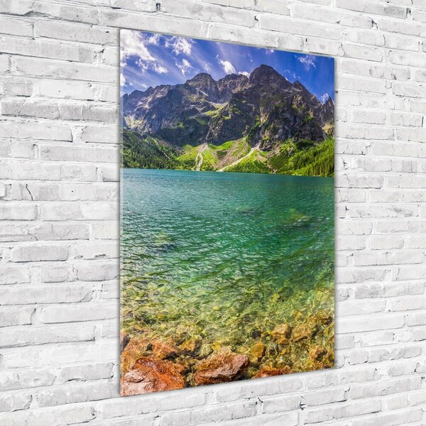 Tablou Printat Pe Sticlă Marine ochi Tatry