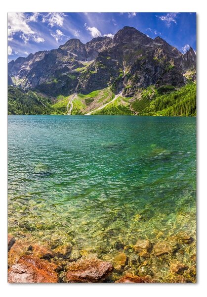 Tablou Printat Pe Sticlă Marine ochi Tatry