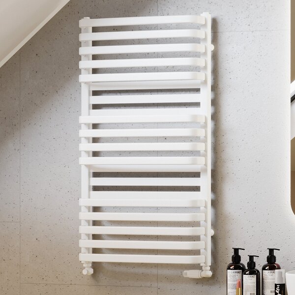 Luxrad Plus New calorifer de baie decorativ 72.6x43 cm alb PLUN7264309003