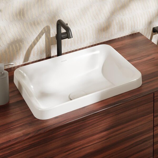 Hansgrohe Xuniva Q lavoar 55x40 cm dreptunghiular încastrat alb mat 60158450