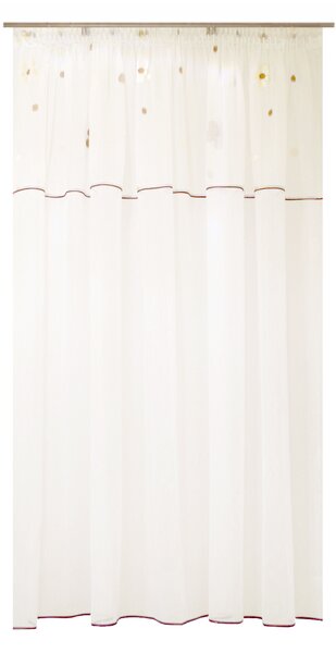 Perdea Velaria sable floricica wenge, 260x175 cm