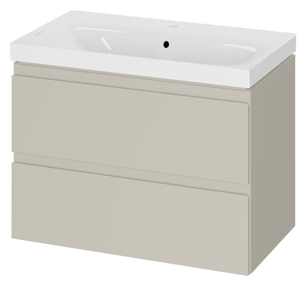 Cersanit Moduo lavoar 80x38 cm dreptunghiular clasică-mobilier alb luciu K116-012