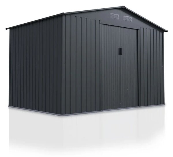 Juskys Căsuță de grădină XL 280x196x190 cm - antracit