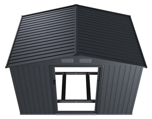 Juskys Căsuță de grădină XL 280x196x190 cm - antracit
