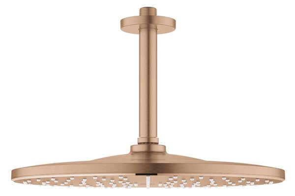 Grohe Rainshower cap de duș cu braț 31x31 cm rotund Brushed Warm Sunset 26560DL0