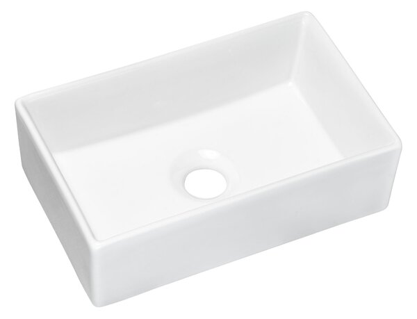 Comad Gaja lavoar 35x22 cm dreptunghiular de blat alb luciu UN-GAJA35-SW 78570A(35)
