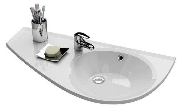 Ravak Avocado lavoar 85x45 cm clasică alb luciu XJ1L1100000