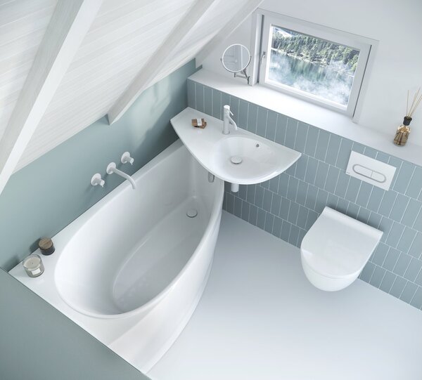 Ravak Avocado lavoar 85x45 cm clasică alb luciu XJ1L1100000