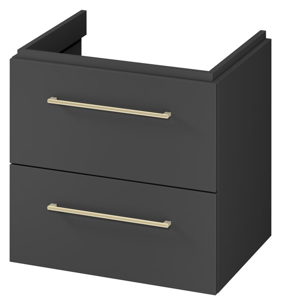Cersanit Larga dulap 59.4x44.4x57.2 cm sub chiuveta pe perete antracit S164-036