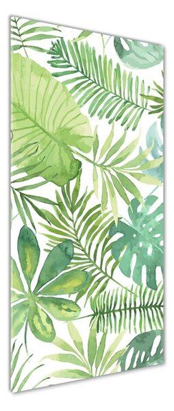 Imagine de sticlă frunze tropicale
