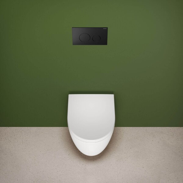 Geberit iCon set vas și capac agăţat fără margine alb lucios 501.664.00.8