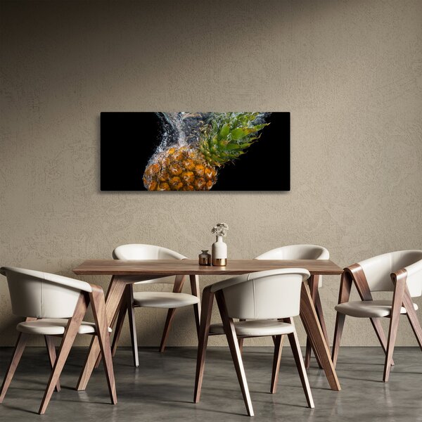 Tablou cu anans în apă (120x50 cm)