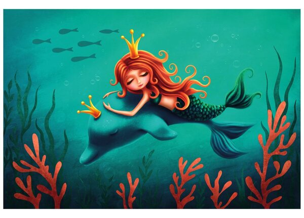 Tapet zâna de mare cu delfinul