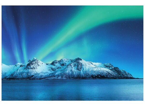 Fototapet aurora polară arctică