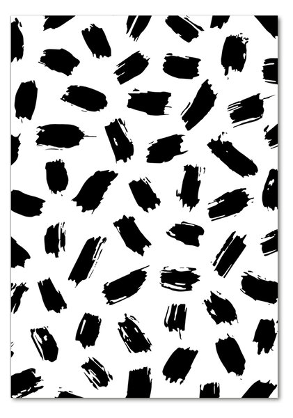 Tablou acrilic pata alb-negru