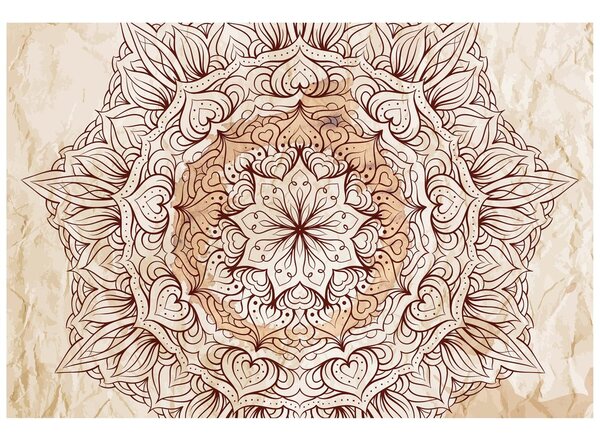 Tapet Mandala etnică abstractă