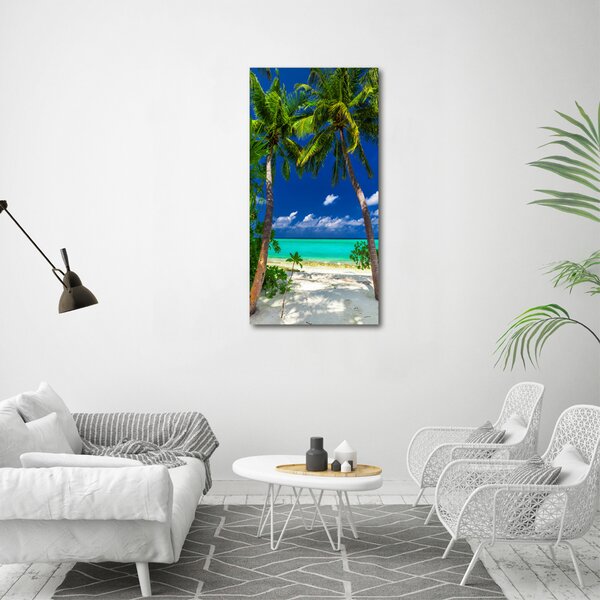 Tablou din Sticlă plaja tropicala