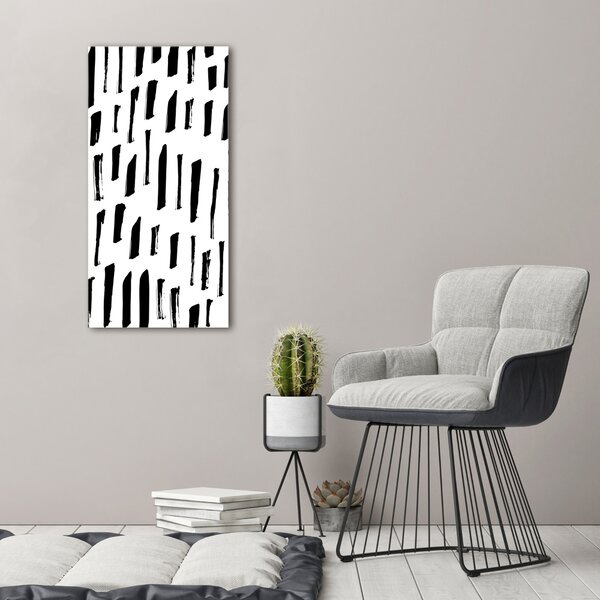 Print pe canvas pata alb-negru