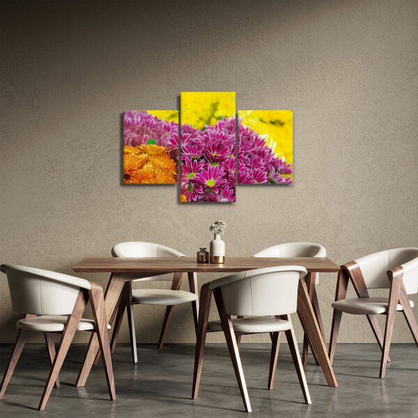 Tablou cu floarea roz (90x60 cm)