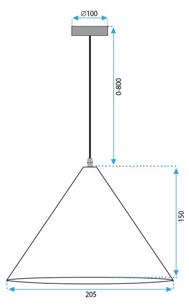 Lampă de tavan APP1442-1CP WOOD