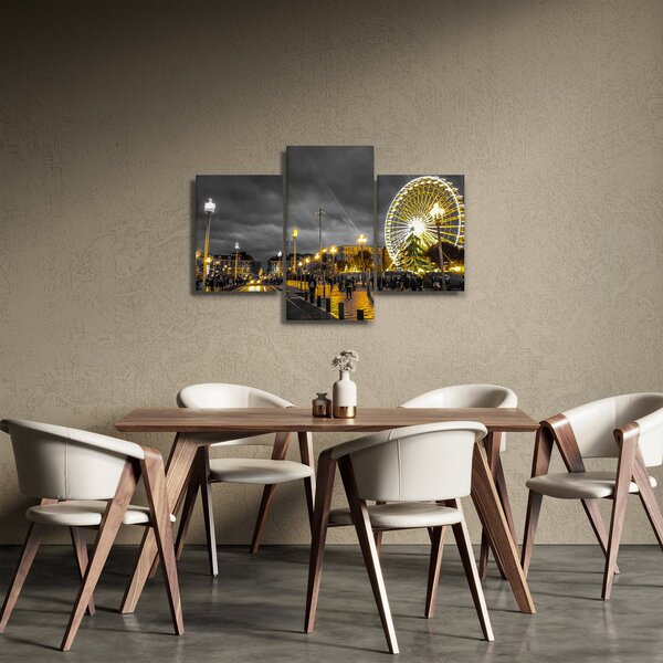 Tablou carusel în amurg (90x60 cm)