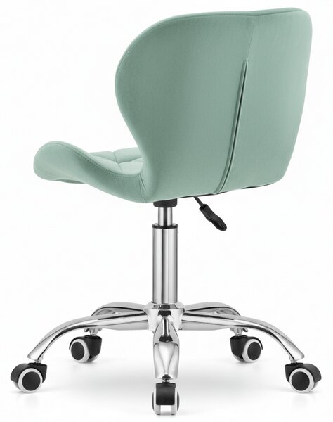 Scaun de birou mentolat AVOLA VELVET