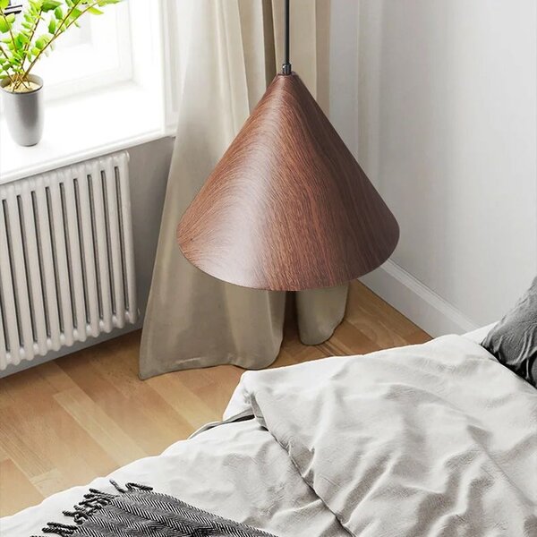 Lampă de tavan APP1443-1CP DARK WOOD
