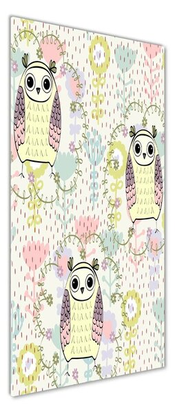 Tablou Printat Pe Sticlă Owls