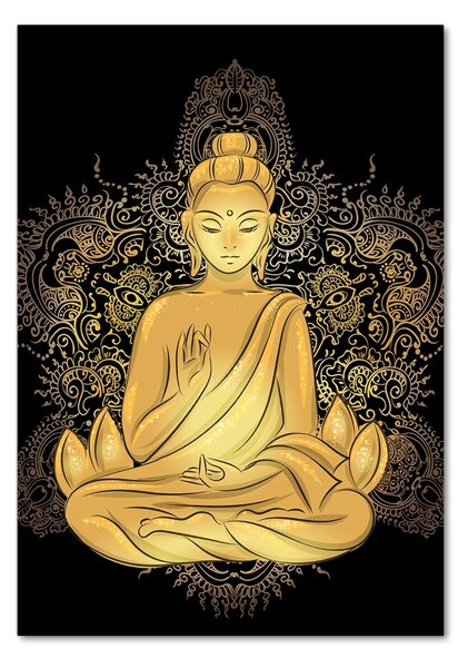 Tablou pe pe sticlă Buddha Mandala