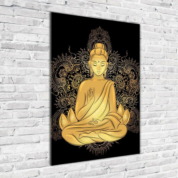 Tablou pe pe sticlă Buddha Mandala