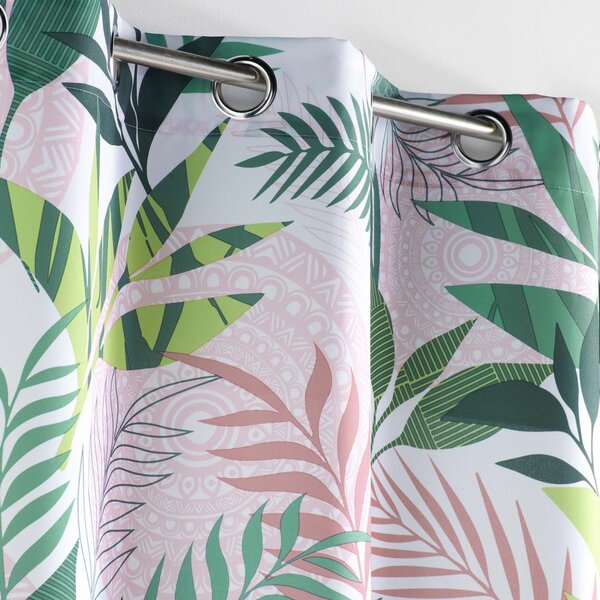 Draperie verde-roz 140x260 cm Assana – douceur d'intérieur