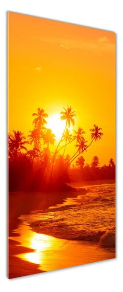 Tablou sticlă plaja tropicala