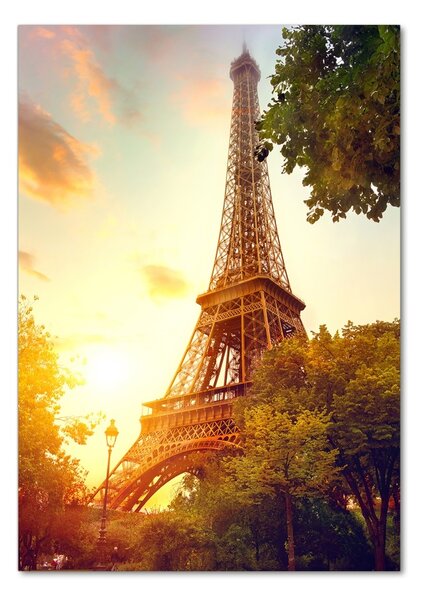 Tablou sticlă Turnul Eiffel din Paris