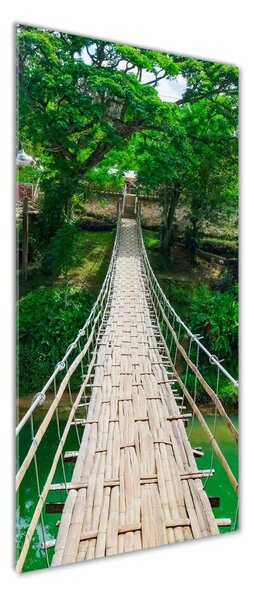Fotografie imprimată pe sticlă Pod suspendat