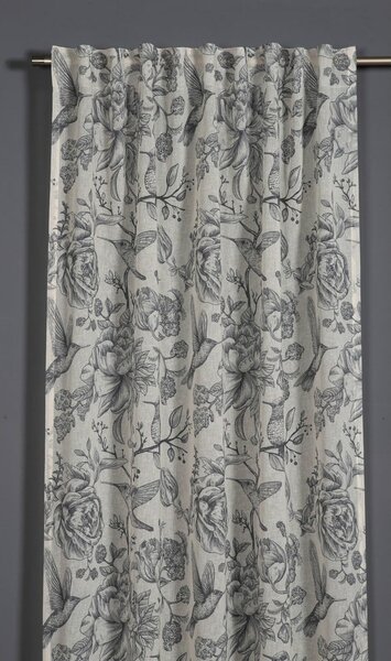 Draperie gri 135x245 cm Birds and Roses – Sehlbach